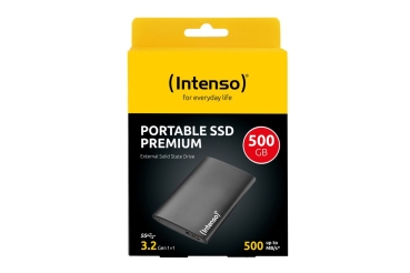 Preview: Intenso 4.6cm (1,8) 500GB SSD extern USB 3.2 Alu Premium