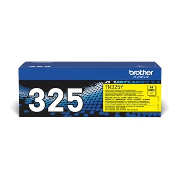 Brother Toner TN-325Y Gelb bis zu 3.500 Seiten nach ISO 19798