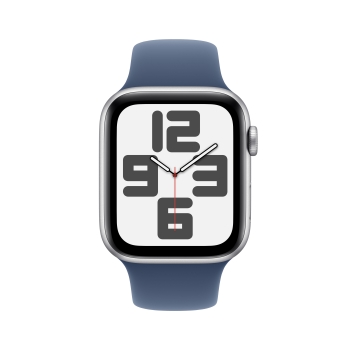 Apple Watch SE 44mm Silver Alu (Denim Sport Band)  M/L