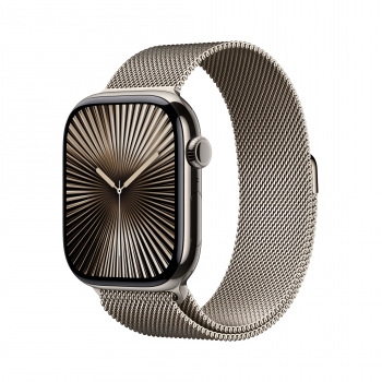 Apple Watch 10 Cell. 46mm Natural Titanium (Milanese Loop)