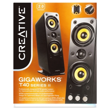 Preview: Creative Labs Creative GigaWorks T40 Series II - Lautsprecher - f�r PC - 32 Watt (Gesamt)