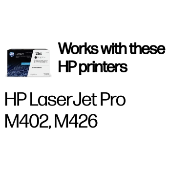 Preview: HP 26X original LaserJet Toner cartridge CF226XD Black High Yield 2-pack