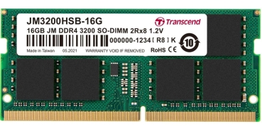 Preview: SO DDR4 16GB PC 3200 CL22 Transcend JetRam, JM3200HSB-16G