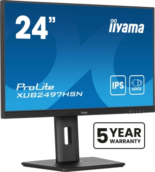 IIYAMA 60,5cm (23,8) XUB2497HSN-B2 16:9 HDMI+DP+USB-C Lift