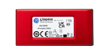 Preview: SSD    1TB Kingston Portable SSD XS1000 USB3.2 Gen2 Red retail