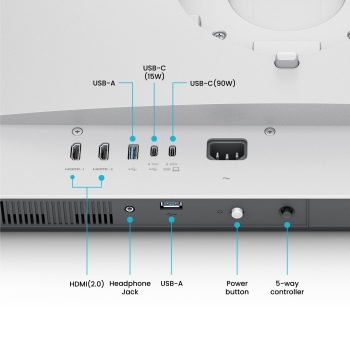 BenQ 80,0cm MA320U    16:9  DP/USB-C/HDMI silv. lift/piv UHD