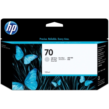 HP 70 original Ink cartridge C9451A light grey standard capacity 130ml 1-pack with Vivera Ink cartridge