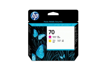 HP 70       Magenta+Gelb        Druckkopf