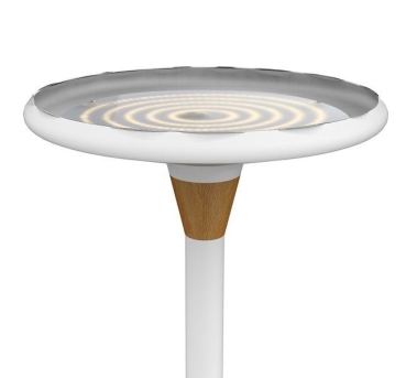 Preview: Unilux BALY BAMBOO LED-Deckenfluter wei�-bambus, dimmbar