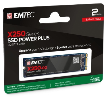Preview: Emtec SSD M.2 Sata X250 2TB Intern