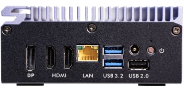 Preview: Shuttle Barebone Edge SPCEL12 J6412 SO-DDR4 turquoise