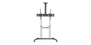 Preview: MANHATTAN Aluminium Multimedia TV-St�nder auf Rollen 60-100 (Speditionsversand)