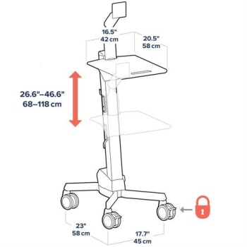 Ergotron Neo-Flex LCD Cart