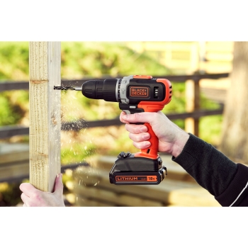 Black&Decker Akku-Schlagbohrschr. 18V 2x1,5Ah Kof BCD003C2K