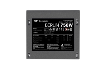 Netzteil Thermaltake   Berlin    750W ATX3.1  80+      Black retail