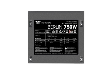 Preview: Netzteil Thermaltake   Berlin    750W ATX3.1  80+      Black retail