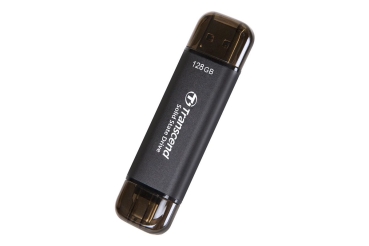 SSD 128GB Transcend ESD310C Portable, USB 10Gbps, Type-C/A