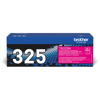 Brother Toner TN-325M Magenta bis zu 3.500 Seiten nach ISO 19798