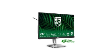 Preview: Philips 60,5cm (23,8) 24B2G5301 16:09 HDMI+DP+USB-C darkgre