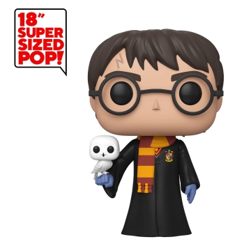 Preview: Funko Pop! Figur Harry Potter mit Hedwig 45cm