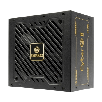 Preview: Enermax Power Supply 750W CyberG II 80+ Gold Black non-mod