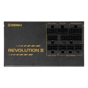Preview: Enermax Power Supply 650W Revolution3 80+ Gold Black FULLMOD