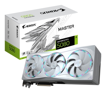 Gigabyte RTX5080 AORUS Master ICE 16GB GDDR7 HDMI 3xDP