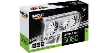 Preview: INNO3D RTX5080 X3 OC White        16GB GDDR7 HDMI 3xDP