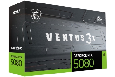 Preview: MSI RTX5080 Ventus 3X OC          16GB GDDR7 HDMI 3xDP