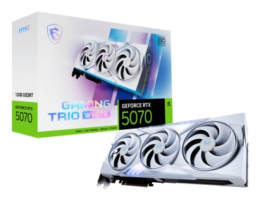 MSI RTX5070 Gaming Trio OC White  12GB GDDR7 HDMI 3xDP
