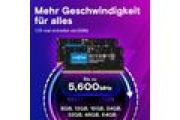 Preview: SO DDR5 64GB PC 5600 CL46  Crucial intern retail