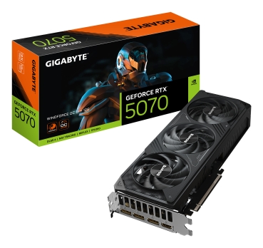 Gigabyte RTX5070 Windforce OC      12GB GDDR7 HDMI 3xDP