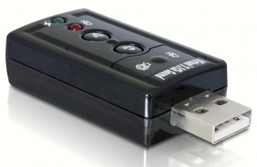 DELOCK Audio Adapter USB -> Sound Adapter (Virtual 7.1)