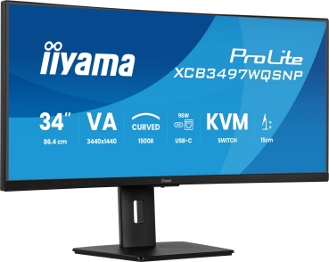 IIYAMA 86,4cm (34)   XCB3497WQSNP-B1 21:9  3xHDMI+DP+USB-C