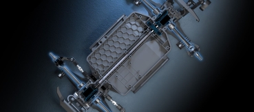 Preview: Amewi Hyper GO Monstertruck brushless 4WD 1:16 RTR blau/wei�