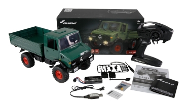 Preview: Amewi Mercedes-Benz Unimog Basic 4WD 1:12 RTR gr�n