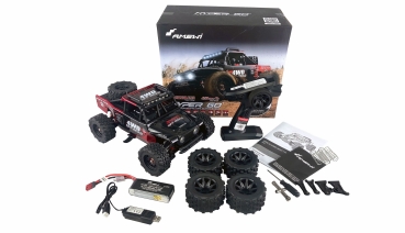 Preview: Amewi Hyper GO Desert Buggy brushless 4WD 1:14 RTR schwarz/r