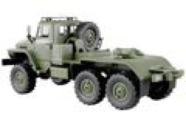 Preview: Amewi Ural B36 Milit�r LKW 6WD mit Tieflader 1:16 RTR gr�n