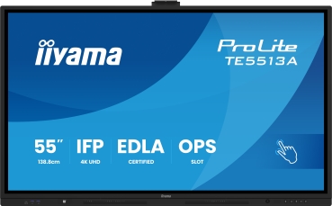 IIYAMA 138.8cm(55)  TE5513A-B1AG 16:9 Touch HDMI+DP+2xUSB-C (Speditionsversand)