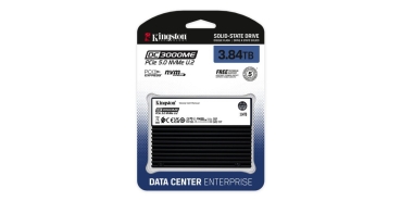 Preview: SSD  3,8TB Kingston U.2  PCI-E   NVMe Gen5 DC3000ME retail