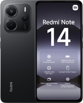 Xiaomi Redmi Note 14 128GB DS Black 6.7 EU (6GB) Android