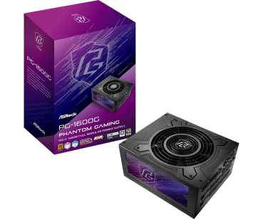 ASRock Phantom Gaming PG-1600G  1600W ATX 80+ Gold     black retail