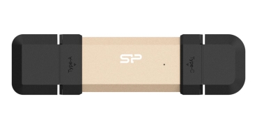 Silicon Power 500GB USB Stick DS72 Typ A+C 1050/850MB`s Gold