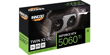 Preview: INNO3D RTX5060 TI Twin X2 OC      8GB GDDR7 HDMI 3xDP