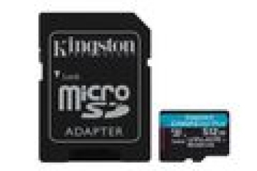 SD MicroSD Card 512GB Kingston SDXC Canvas Go Plus retail