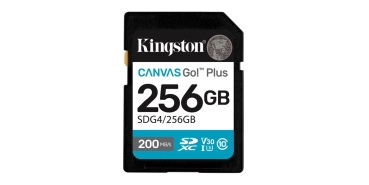 SD Card 256GB Kingston SDXC Canvas Go Plus C10 retail