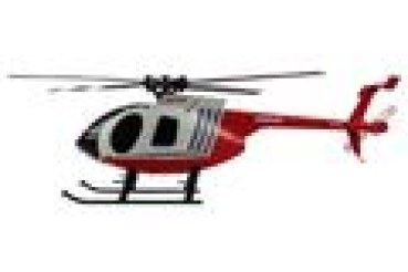Preview: Amewi RC Helikopter MD500    Li-Po Akku 350mAh silber/rot