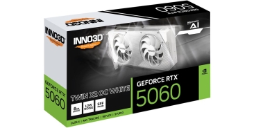 Preview: INNO3D RTX5060 Twin X2 OC WHITE    8GB GDDR7 HDMI 3xDP