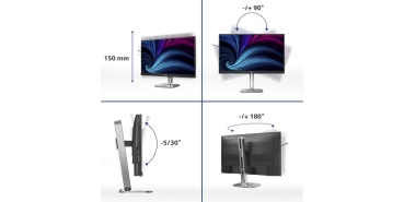 Preview: Philips 68,5cm (27,0) 27B2U4601 16:09 HDMI+DP+USB-C black