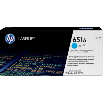 HP 651A Original Toner cyan Standardkapazitt 16.000 Seiten 1er-Pack
